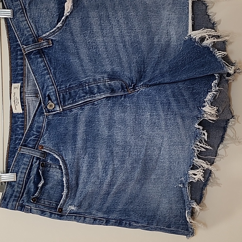 Abercrombie&Fitch The dad high-rise short criss-cross Size 34/18 - Picture 10 of 16